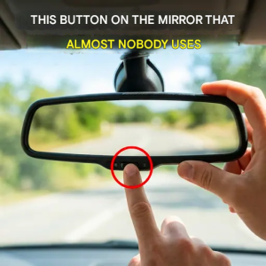 Almost nobody uses this button on the rearview mirror… but everyone should know about it.