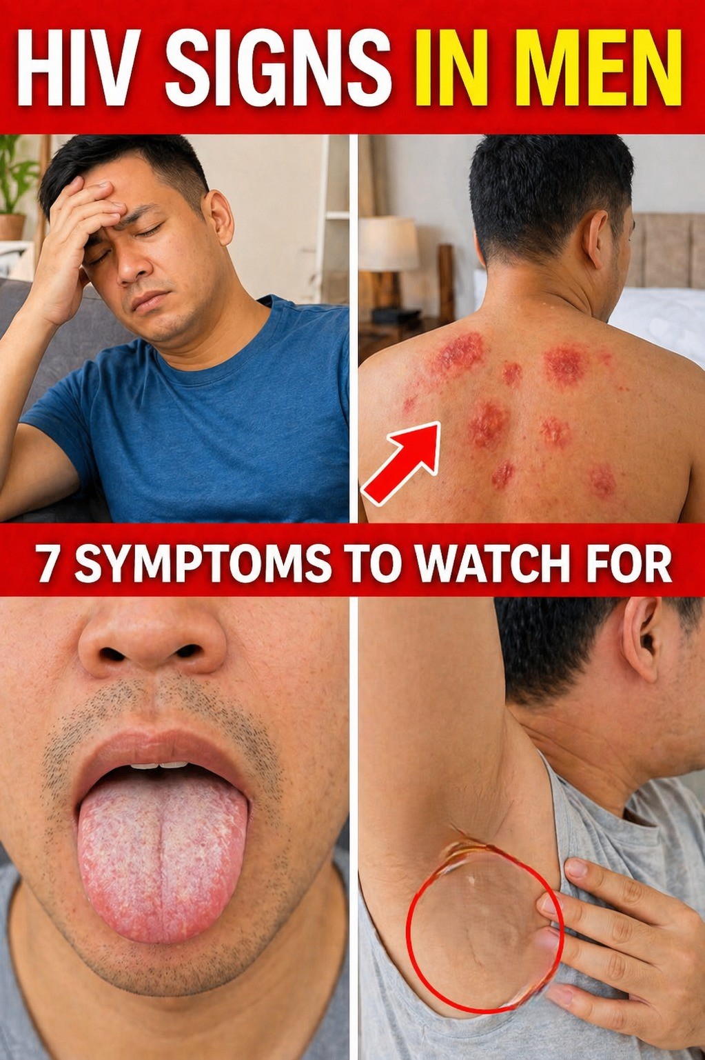 7 Warning Signs of HIV in Men You Can’t Ignore