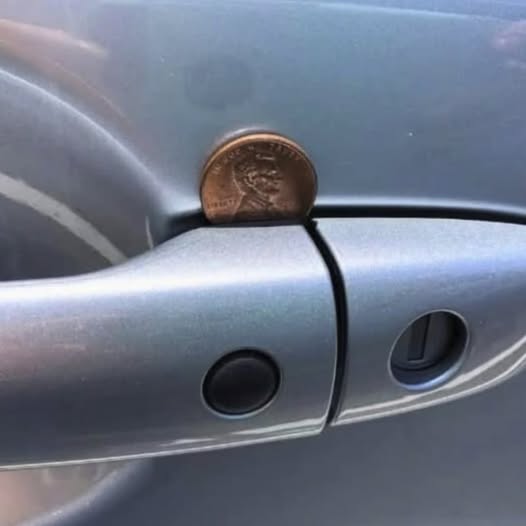 If You See a Penny in Your Car Door Handle — Here’s What It Actually Means