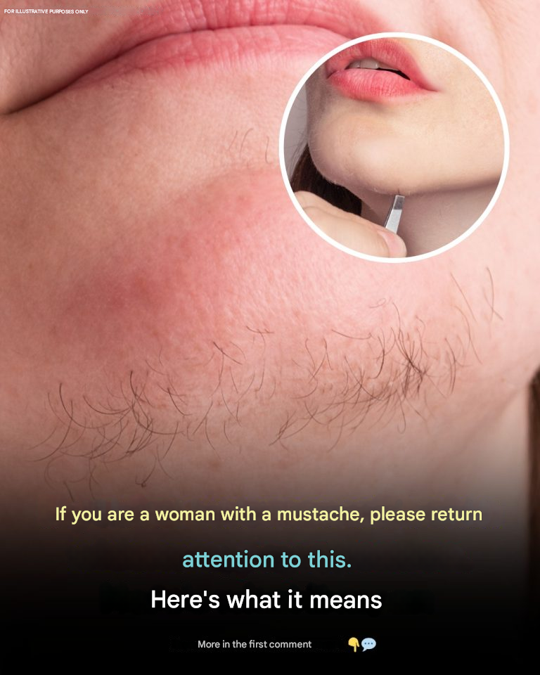 A woman’s chin hair is a sign of…See more