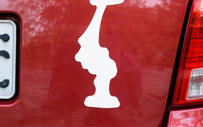 Why Drivers Display This Upside-Down Sticker on Their Cars
