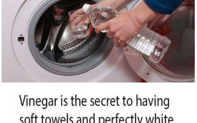 Vinegar is the key to whiter whites and softer towels, but most use it wrong. Here’s the right way to use it
