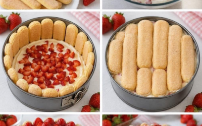 Gourmet Strawberry Charlotte Without Baking – The Perfect Dessert for Any Occasion