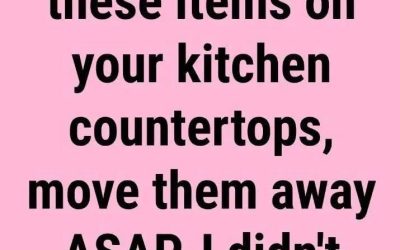 10 Things You Shouldn’t Be Storing on Your Kitchen Countertopv