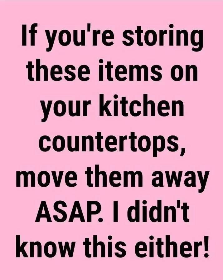 10 Things You Shouldn’t Be Storing on Your Kitchen Countertopv