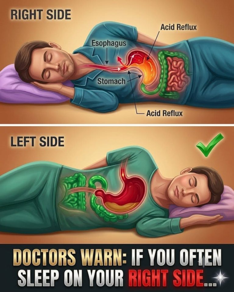 Doctors Warn: Your Sleeping Position May Affect Acid Reflux Symptoms